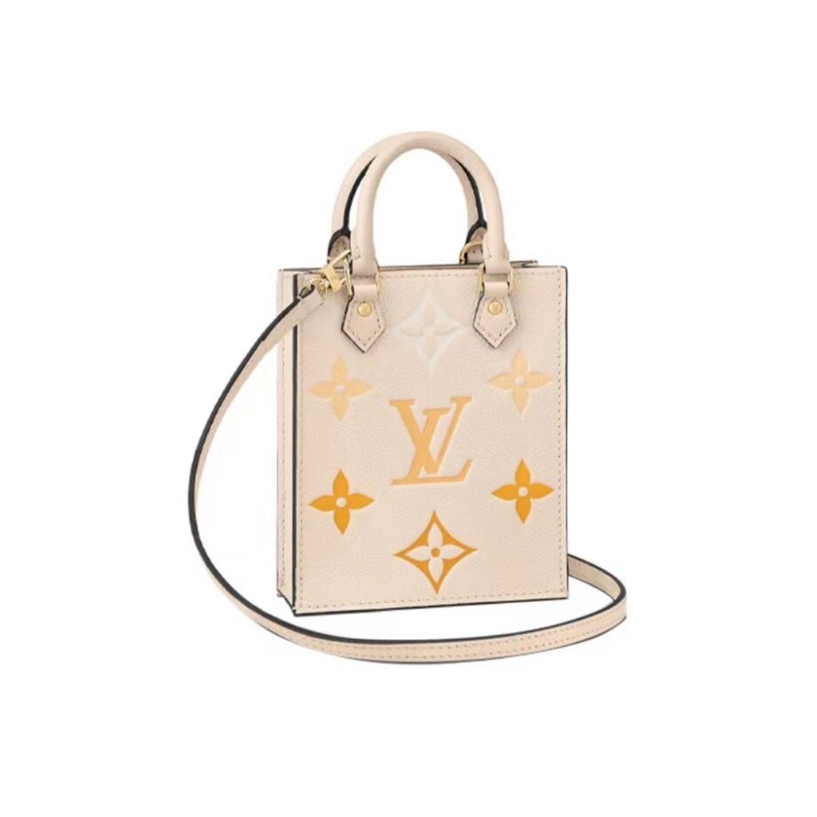 หลุยส์วิตตอง Louis Vuitton กระเป๋า PETIT SAC PLAT/กระเป๋าหิ้ว/กระเป๋าถือ/กระเป๋าสะพายข้าง/กระเป๋าสะพาย