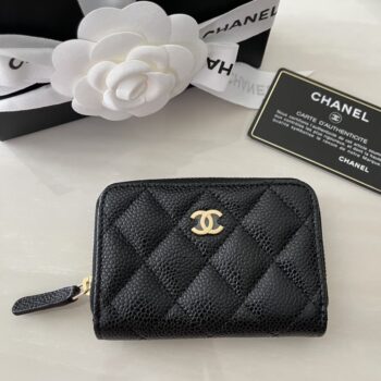 New!! Chanel Zippy Coin/Card Holder ราคาถูก ของแท้