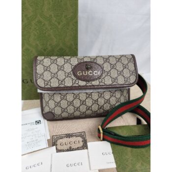 ขายกระเป๋า GUCCI Neo Vintage Gucci GG Supreme canvas belt bag / shoulder ba ราคาถูก