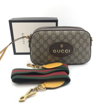 New Gucci Supreme messenger bag ซื้อสดซื้อผ่อนได้เลยนะคะ ราคาไม่แพง คุยได้หลังไมล์