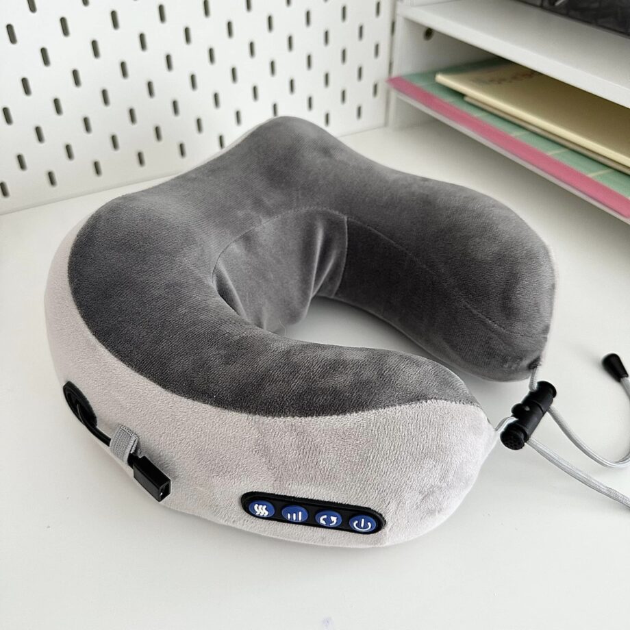 FULI หมอนนวดคอไฟฟ้า Ergo Massage Neck Pillow