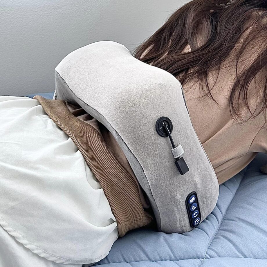 FULI หมอนนวดคอไฟฟ้า Ergo Massage Neck Pillow