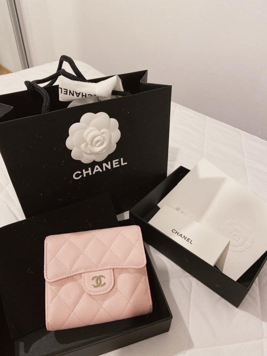 Chanel tri-fold short wallet