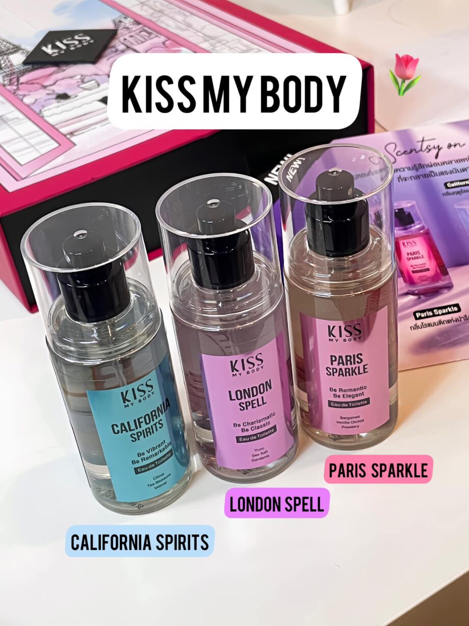 Kiss My Body น้ำหอม EDT Genderless คิสมายบอดี้ เสปรย์ น้ำหอม 88 ml.